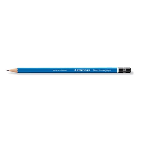 Matita Staedtler Mars® Lumograph® in astuccio in metallo 12 matite assortite - 100 G12 S
